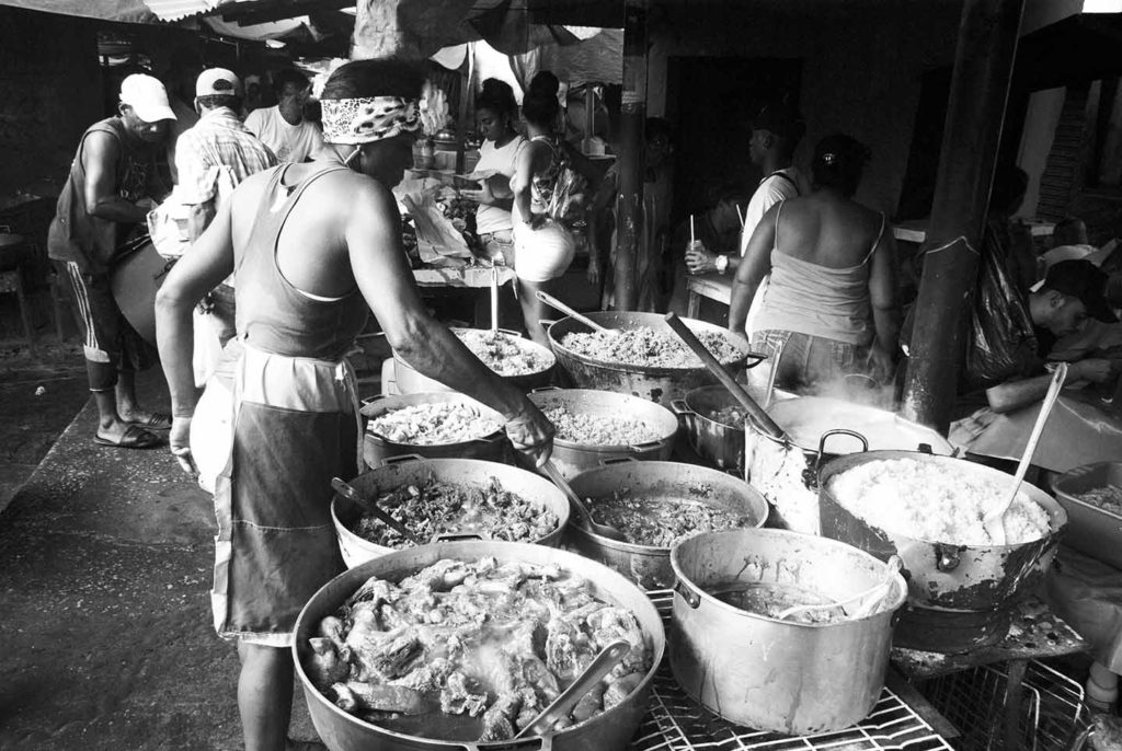 venta de comida - mercado de bazurto