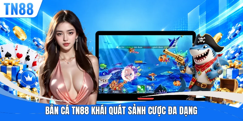 Bắn cá TN88 khái quát sảnh cược đa dạng