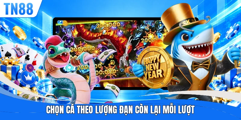 Chọn cá theo lượng đạn còn lại mỗi lượt