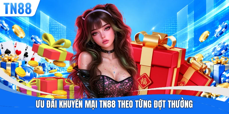 Ưu đãi khuyến mại TN88 theo từng đợt thưởng