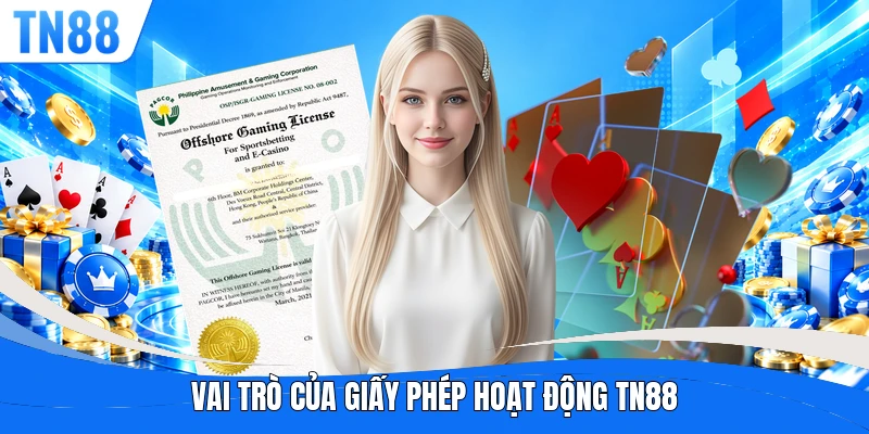 Vai trò của giấy phép hoạt động TN88